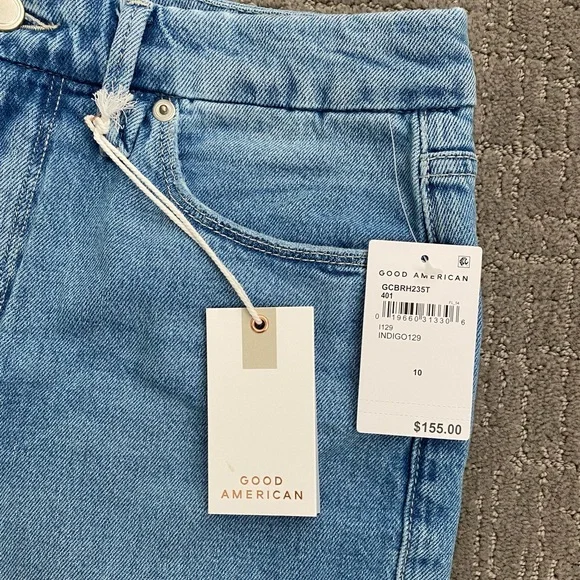 NWT Good American Raw Hem Jeans - Picture 4 of 6